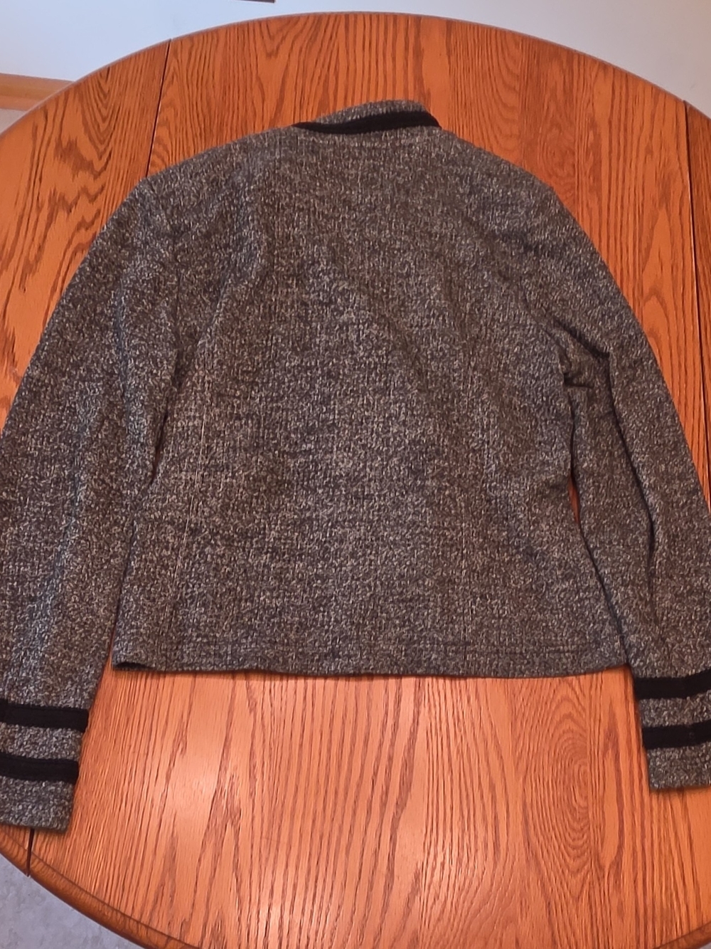 Tommy Hilfiger Women’s Size L Gray Double-Breasted Button-Front Lined Jacket - Picture 8 of 8